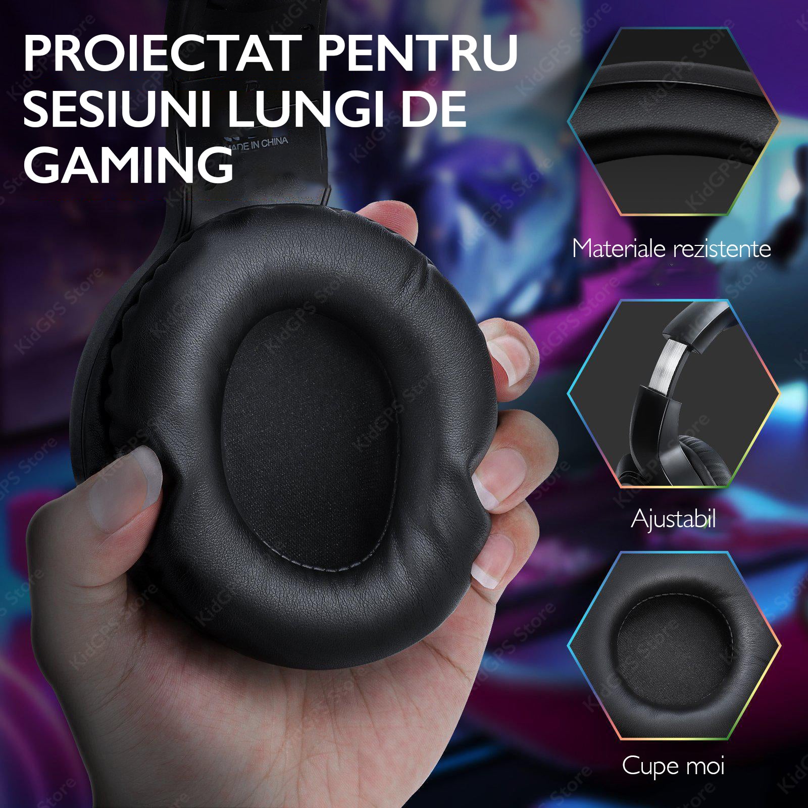 Casti gaming profesionale Runmus X1 Casti gaming profesionale Runmus X1